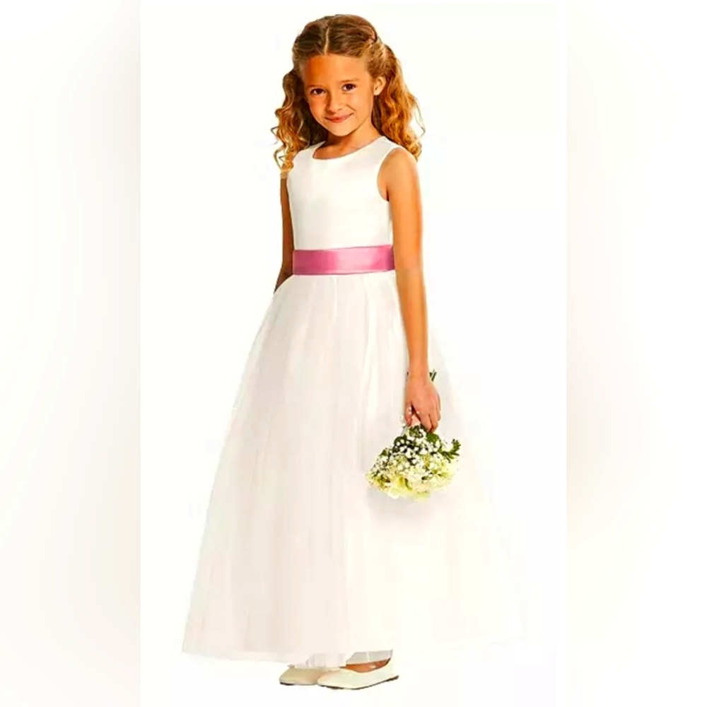 Dessy Girl Flower Girl Dress, 8, NWT